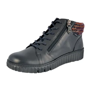 Axel 4525 CZARNY TEKSTYL SC botki damskie