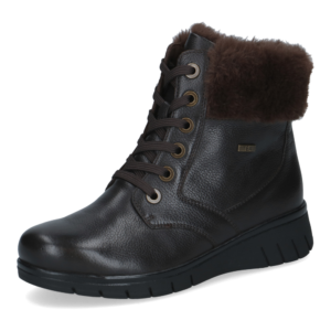 Caprice 26209-43 337 DK BROWN NAPPA botki damskie