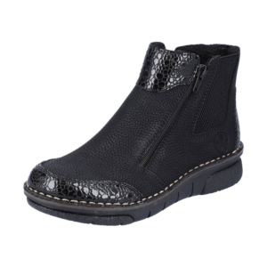 Rieker 73355-00 SCHWARZ botki damskie