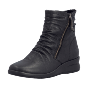 Rieker L4864-00 SCHWARZ botki damskie