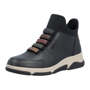 Rieker L5651-00 SCHWARZ botki damskie